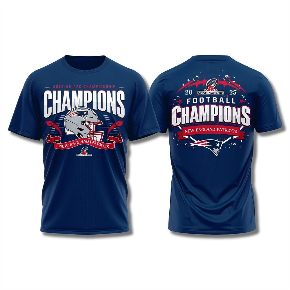 New England Patriots 2025 AFC Championship Shirt 90